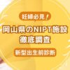 岡山県民おすすめNIPT施設ランキング【新型出生前診断】