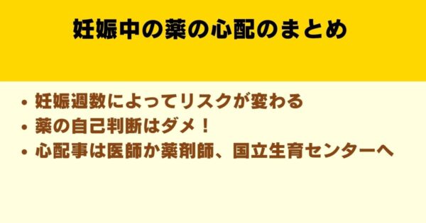 妊娠と薬のリスク